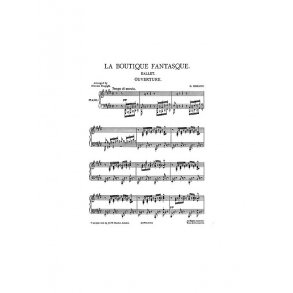 Rossini/Respighi: La Boutique Fantasque for Piano