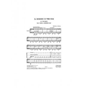 Manuel De Falla: The Three-Cornered Hat (Vocal Score)