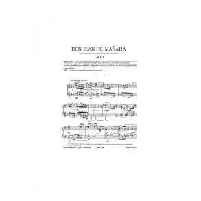 Goossens: Don Juan De Manara (Vocal Score)