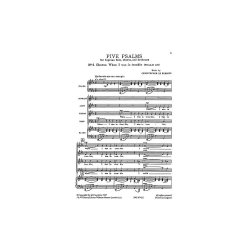 Fleming: Five Psalms (Vocal Score)