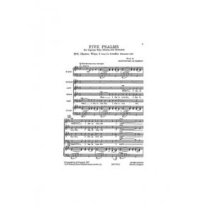 Fleming: Five Psalms (Vocal Score)