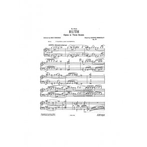 Lennox Berkeley: Ruth Op.50 (Vocal Score)