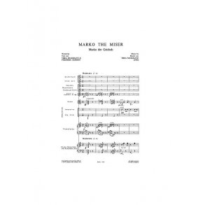 Thea Musgrave: Marko The Mister - Score/Parts