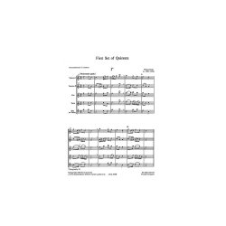 Brade: First Set Of Quintets (Score and Parts)