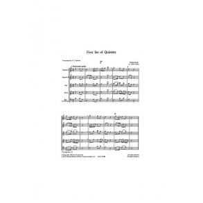 Brade: First Set Of Quintets (Score and Parts)