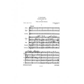 Lennox Berkeley: Concerto For Violin And Chamber Orchestra Op.59 (Score)
