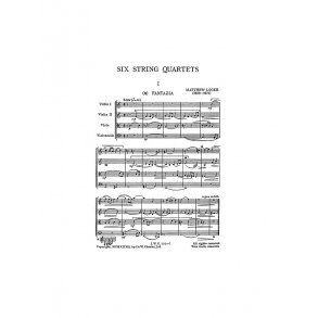 Matthew Locke: String Quartet No.1 (Miniature Score)