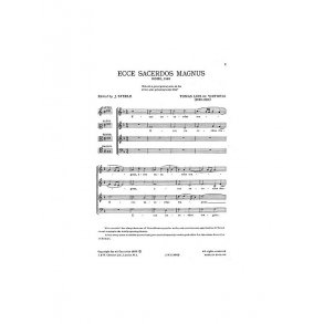 Victoria Ecce Sacerdos Magnus (Steele)