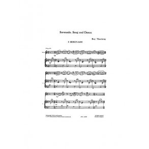 Thackray, R Serenade, Song And Dance Oboe And Piano