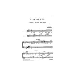 Musgrave: Sir Patrick Spens for Tenor with Guitar