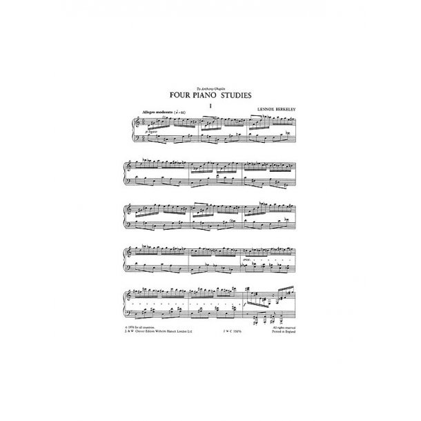 Lennox Berkeley: Four Piano Studies Op. 82