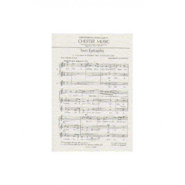 Elizabeth Maconchy: Two Epitaphs