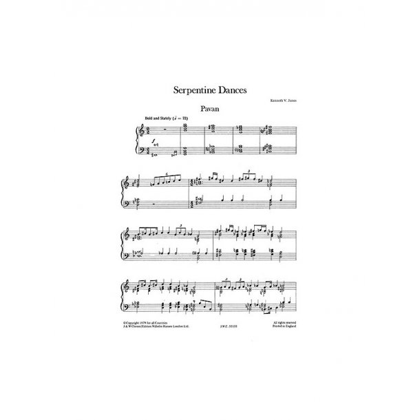 Jones: Serpentine Dances for Harpsichord