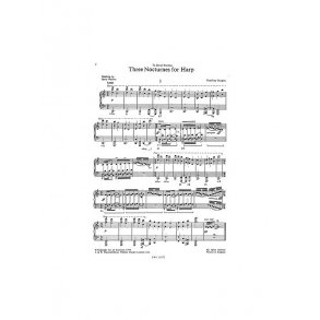 Geoffrey Burgon: Three Nocturnes For Harp
