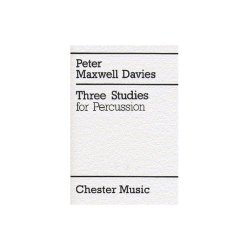 Peter Maxwell Davies: Three Studies For Percussion (Score)