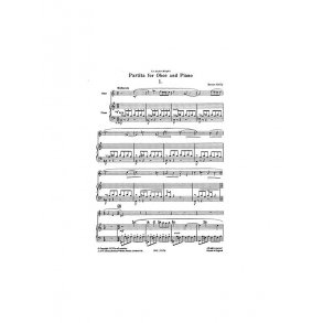 Bryan Kelly: Partita for Oboe and Piano