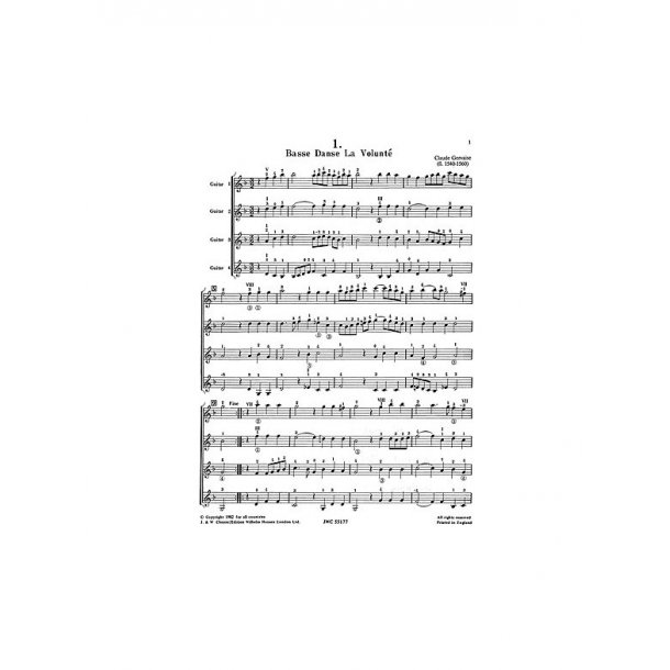 Biberian: Guitar Quartets Volume 1 (Score And Parts)