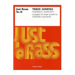 Domenico Scarlatti: 3 Sonatas  - Brass Quintet (Just Brass No.36)