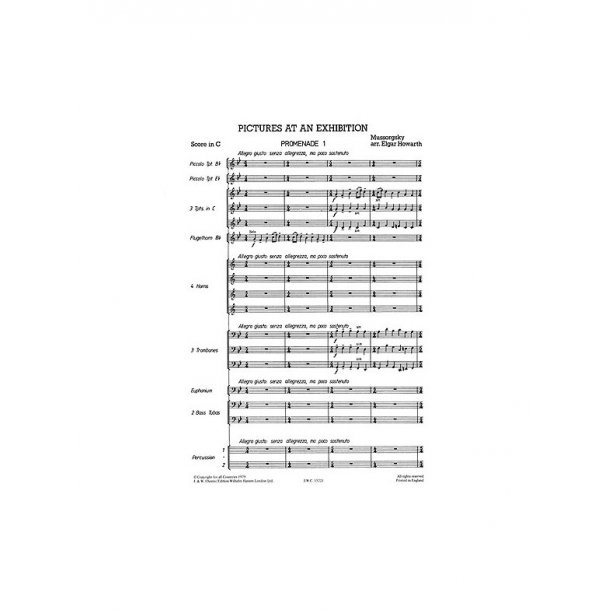 Modest Mussorgsky: Pictures at an Exhibition (Just Brass)