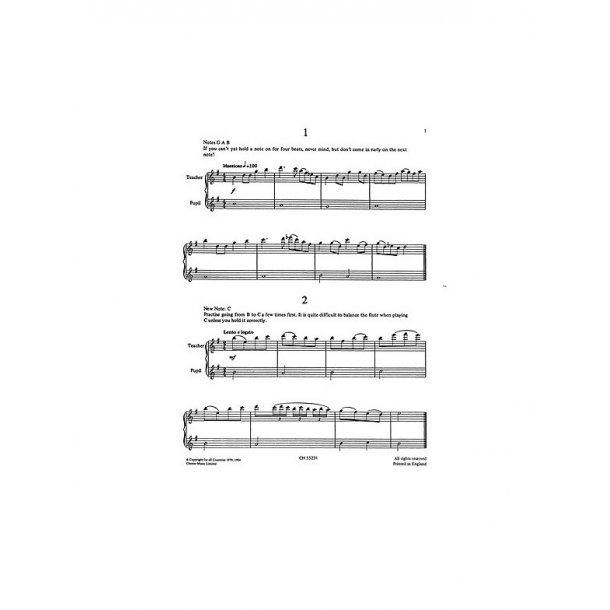 Graham Lyons: Set Two Flute Duets For Teacher And Pupil Volume 1
