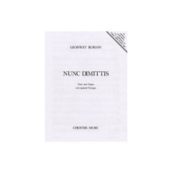 Geoffrey Burgon: Nunc Dimittis (Voice/Organ)