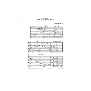 Hugh Wood: String Quartet No.3 Op.20 (Score)