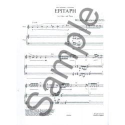 Witold Lutoslawski: Epitaph