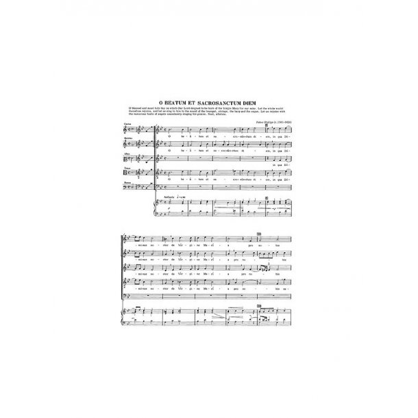 Philips: O Beatum Et Sacrosanctum Diem SSATB