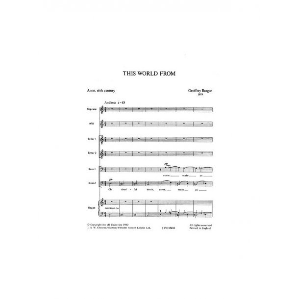 Geoffrey Burgon: This World From