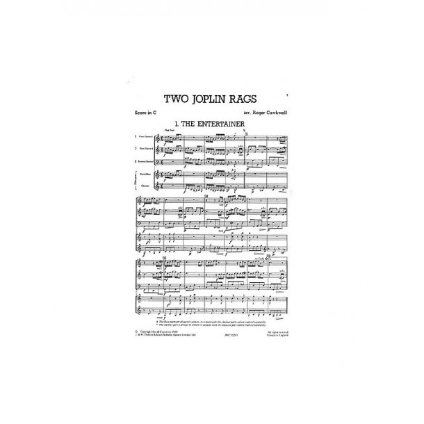 Mixed Bag No.5: Scott Joplin - Two Rags (Score/Parts)