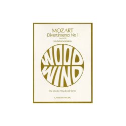 Mozart: Divertimento No.1 K439b For Clarinet And Piano