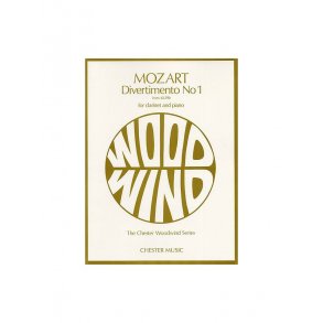 Mozart: Divertimento No.1 K439b For Clarinet And Piano