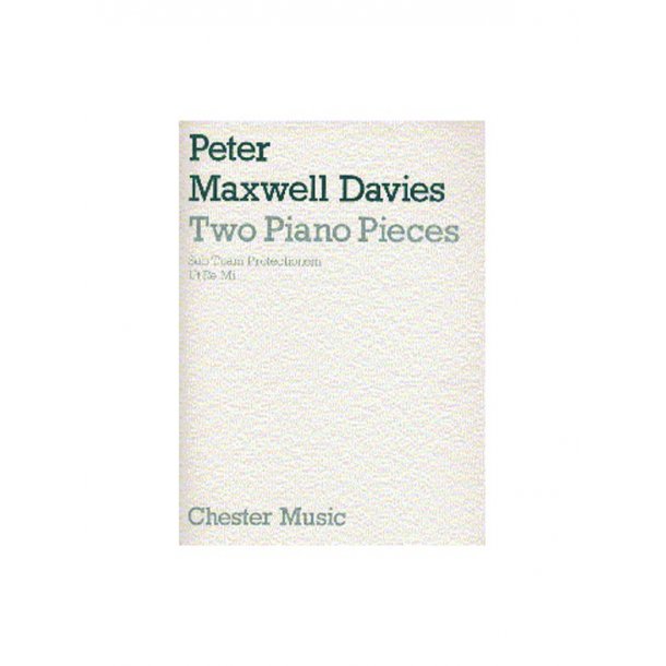 Peter Maxwell Davies: Two Piano Pieces