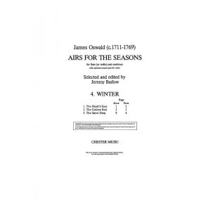 Oswald: Airs for the Seasons: No.4 Winter  Flute And Piano