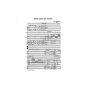 Maxwell Davies, P Notre Dame Des Fleurs Miniature Score