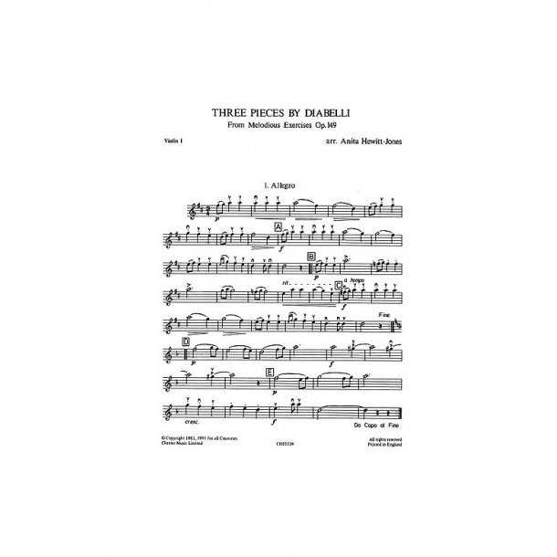 Playstrings Easy No. 1 Three Pieces (Diabelli)