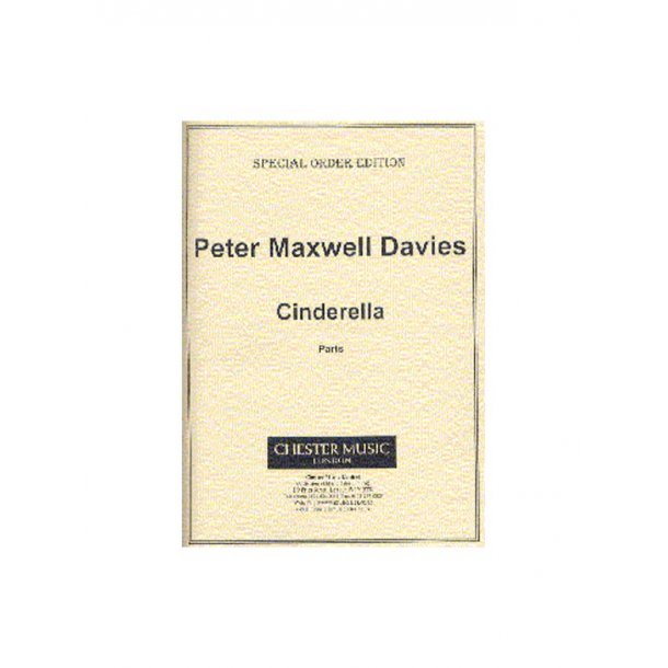 Peter Maxwell Davies: Cinderella Parts