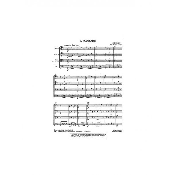 Easy String Quartets Book One (Score Only)