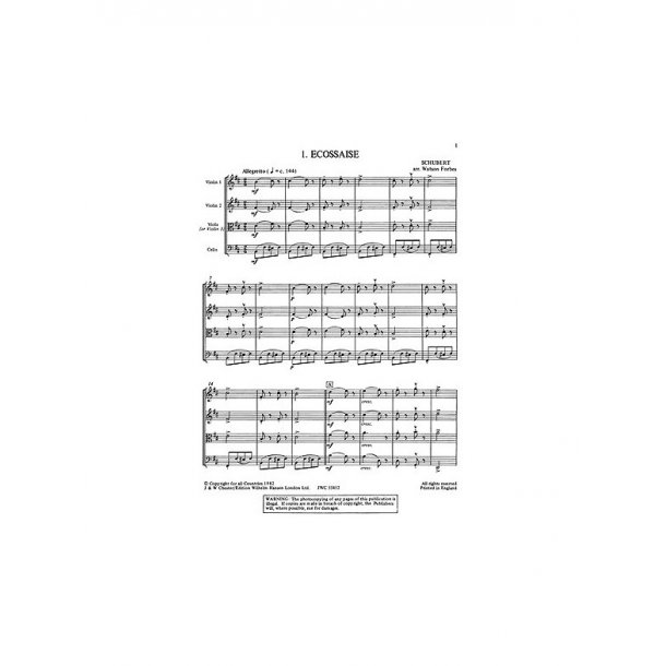 Easy String Quartets Book One (Score And Parts)