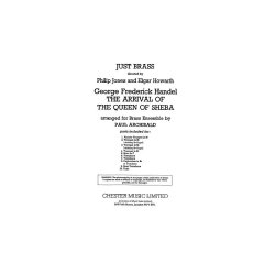 G.F. Handel: Arrival Of The Queen Of Sheba - Brass Ensemble (Just Brass)