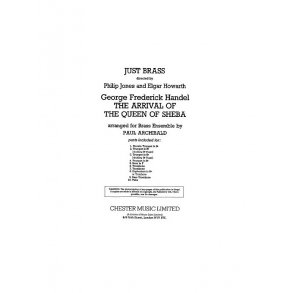 G.F. Handel: Arrival Of The Queen Of Sheba - Brass Ensemble (Just Brass)