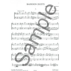 Bassoon Duets Volume 1