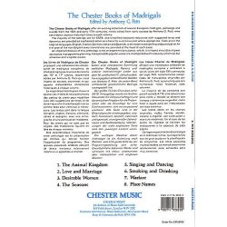 Chester Book Of Madrigals Book 4: The Seasons