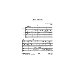 Peter Maxwell Davies: Brass Quintet Study Score
