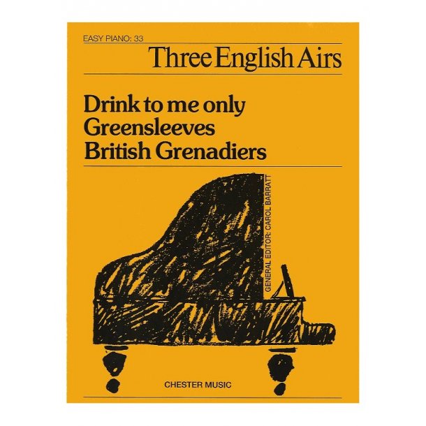 Three English Airs (Easy Piano No.33)