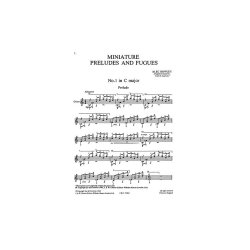Rowley: 5 Miniature Preludes And Fugues for Guitar