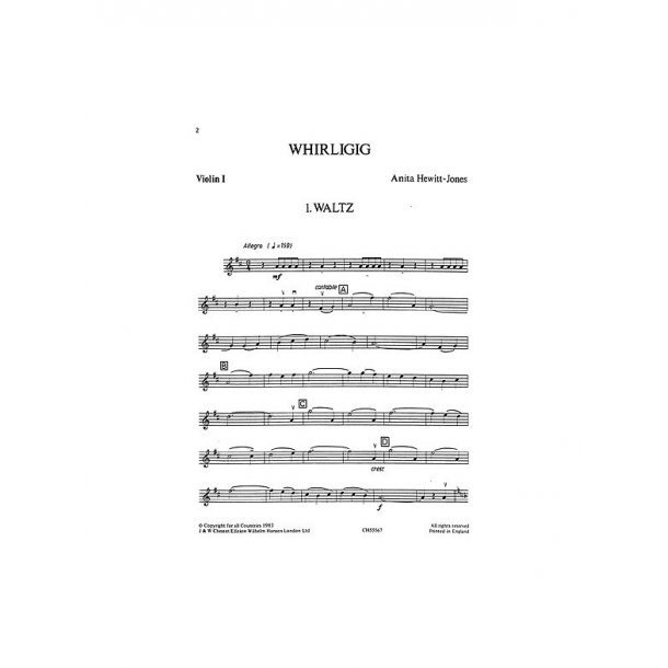 Playstrings Easy No 5 Whirligig (Hewitt-Jones)