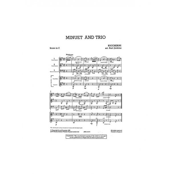Mixed Bag No.19: Luigi Boccherini - Minuet And Trio (Score/Parts)