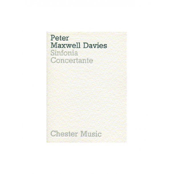 Peter Maxwell Davies: Sinfonia Concertante (Miniature Score)