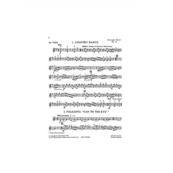 Playstrings Moderately Easy No. 10 Rustic Dances (Brown)